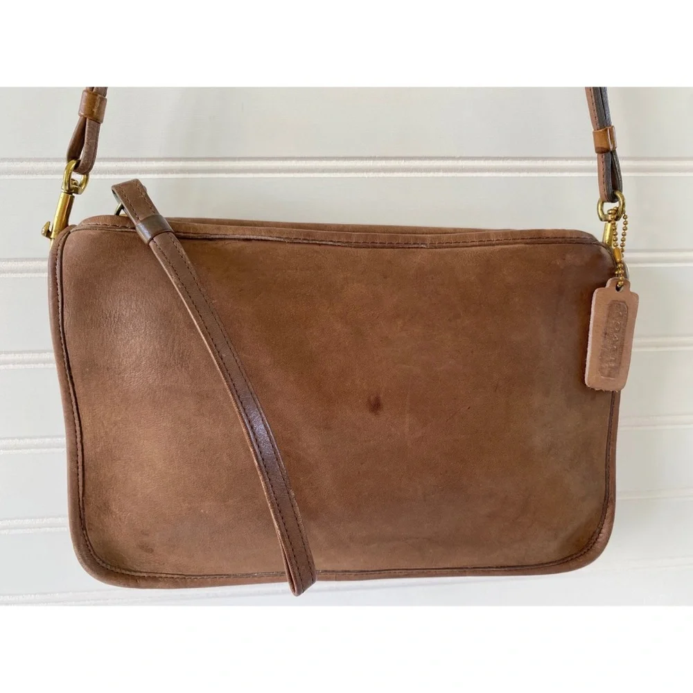 Coach Vintage Putty Bonnie Cashin Basic Shoulder Bag Purse Clutch New York City